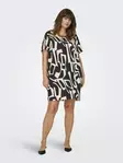Only Carmakoma pluskoon Tunika/mekko Lux musta/beige - Mekot ja tunikat - 138140 - 1