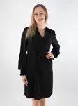 Only joustava mekko Mette V-Neck musta - Naisten kauluspaidat ja puserot - 137620 - 1