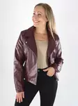 Only naisten keinonahkatakki Gemma decadent chocolate - Skinnjackor och PU-jackor för damer - 141460 - 1