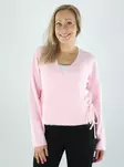 Only naisten neule Liva v-neck wrap vaaleanpunainen - Stickat för damer - 141720 - 1