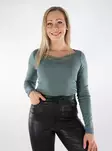 Only naisten paita Kira New Lace vihreä - Naisten pitkähihaiset paidat - 136910 - 1