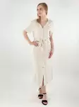 Only napitettu mekko Siesta Shirt Dress beige - Mekot ja tunikat - 138340 - 1