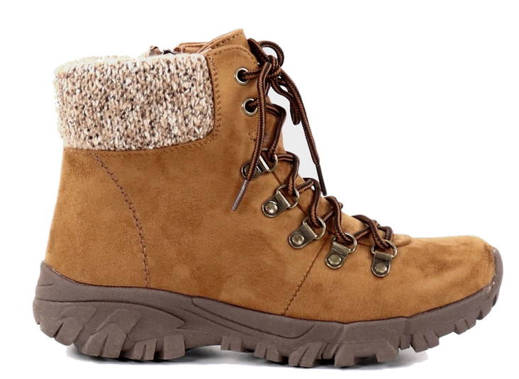 Duffy varma ankelstövlar med skönt foder, dam 75-50770 camel - Stövletter och kängor för damer - 131760 - 1
