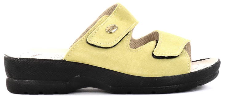 Golden Fit Pistokkaat 714 yellow mokka - Naisten työkengät - 127180 - 1