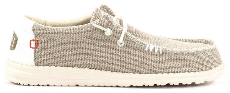 HEYDUDE Skor Wally Flätad off white - Promenadskor för herrar - 133850 - 1