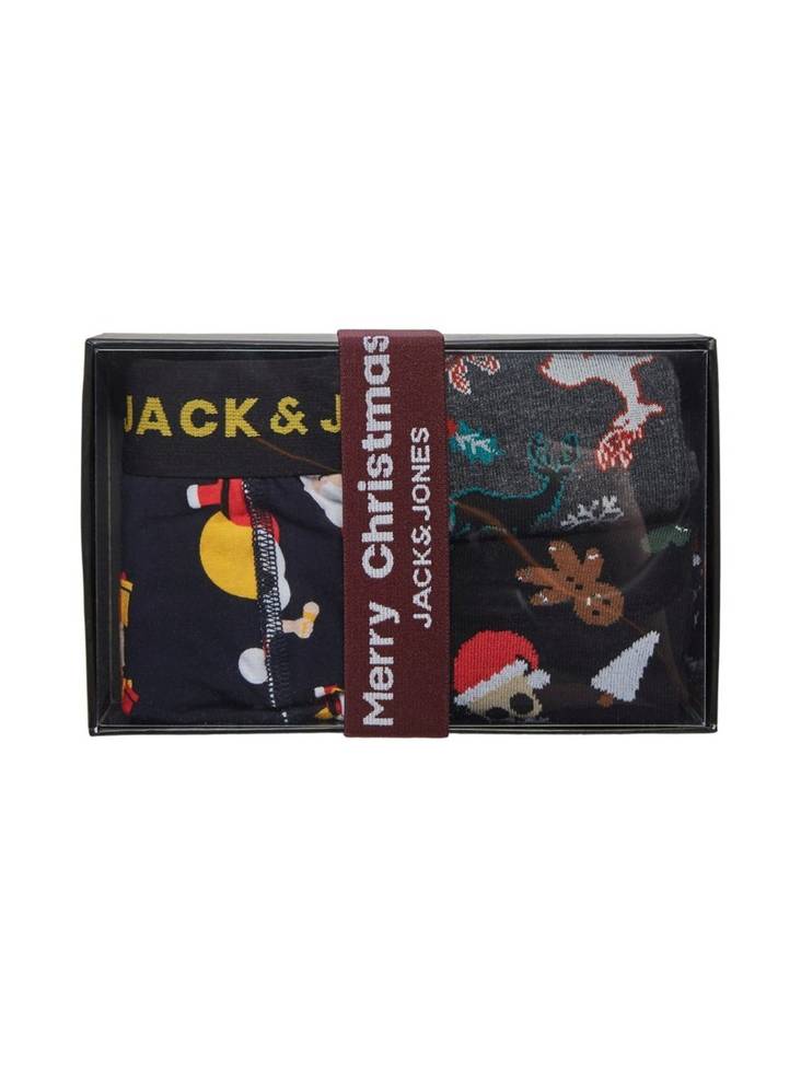 Jack&Jones Gift Box Santa mix - Trunks och strumpor för herrar - 127810 - 1