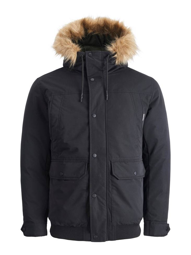 Jack&Jones miesten Talvitakki Winner bomber musta - Miesten takit - 131600 - 1