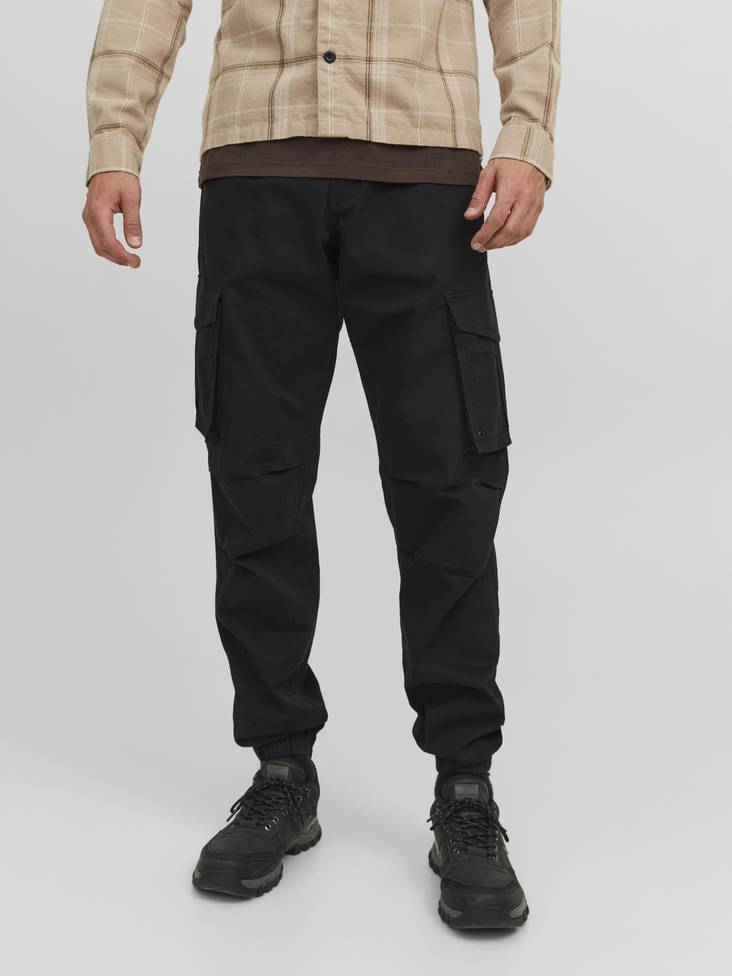 Jack&Jones miesten cargohousut Kane musta - Miesten housut - 135430 - 1