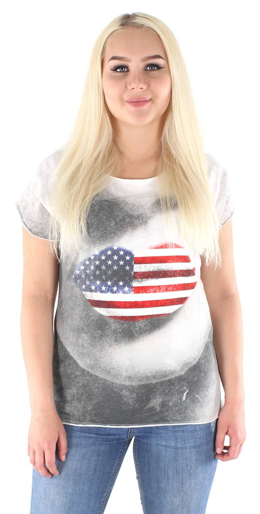 Only T-paita Jonna lips - Naisten T-paidat - 119090 - 1