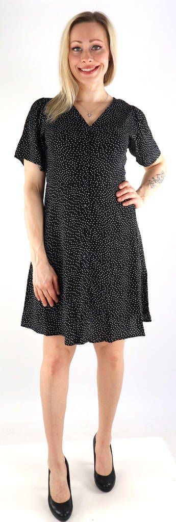 Only naisten Mekko Levida musta/milla dot - Mekot ja tunikat - 133650 - 1