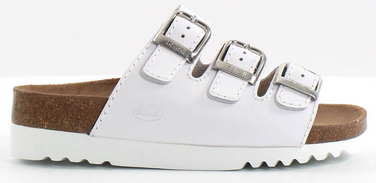 Scholl pistokkaat Rio wedge valkoinen - Naisten työkengät - 123270 - 1
