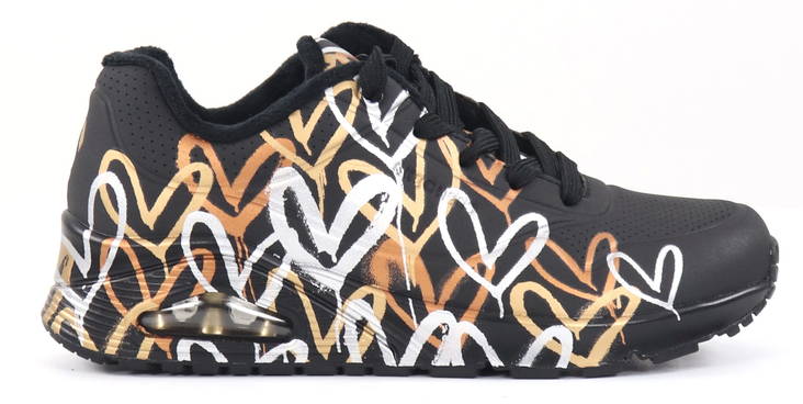 Skechers naisten X JGoldcrown tennarit 155523/BKGD UNO - METALLIC LOVE - Skechers tennarit - 132330 - 1