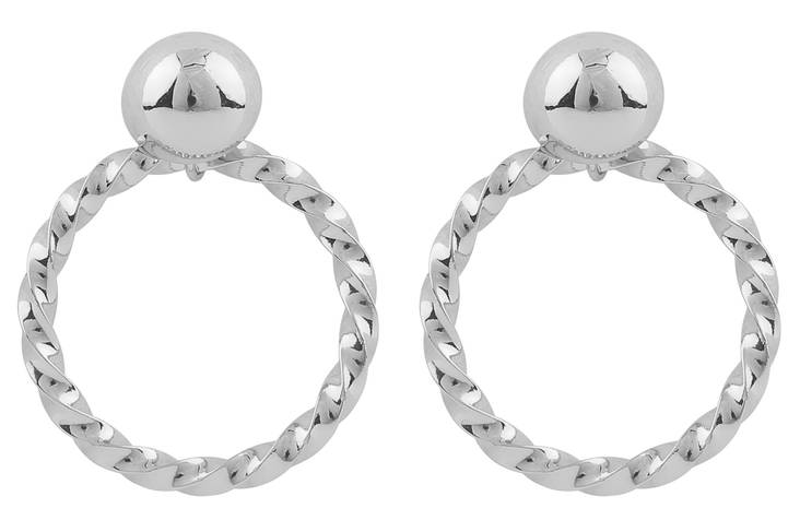 Snö of Sweden Korvakorut Turn silver - Korvakorut - 124380 - 1