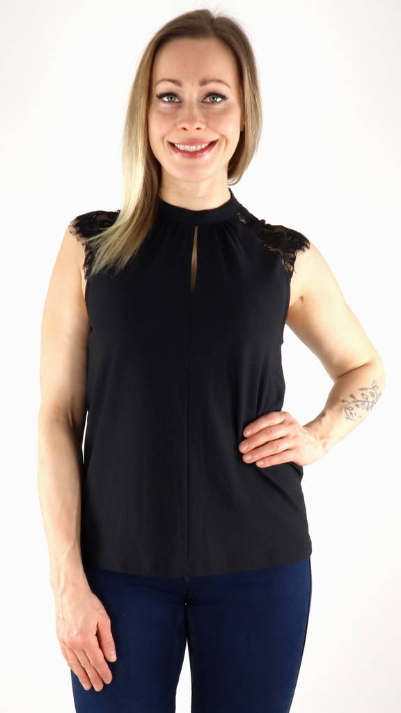 Vero Moda naisten Toppi Milla lace musta - Naisten topit - 132710 - 1