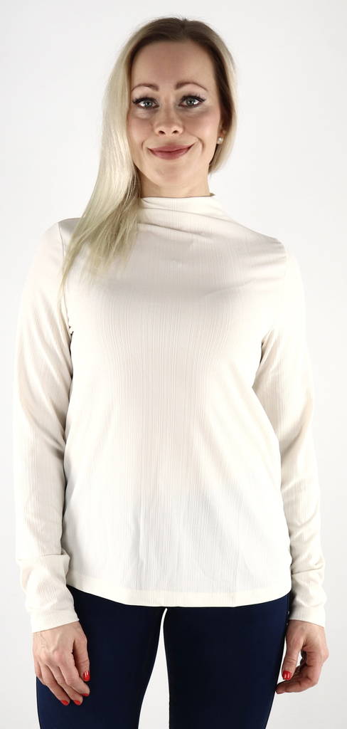 Vila långärmad dam tröja Floni crewneck, blommig/svart, naturvit - Långärmade tröjor för  damer - 129840 - 2