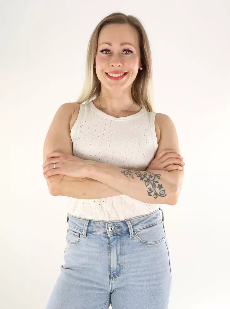 JDY naisten toppi Cathinka O-neck valkoinen - Naisten topit - 136320 - 1