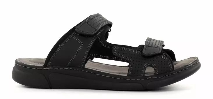 Migant miesten pistokkaat L931-3 Parker musta - Miesten sandaalit - 136450 - 1