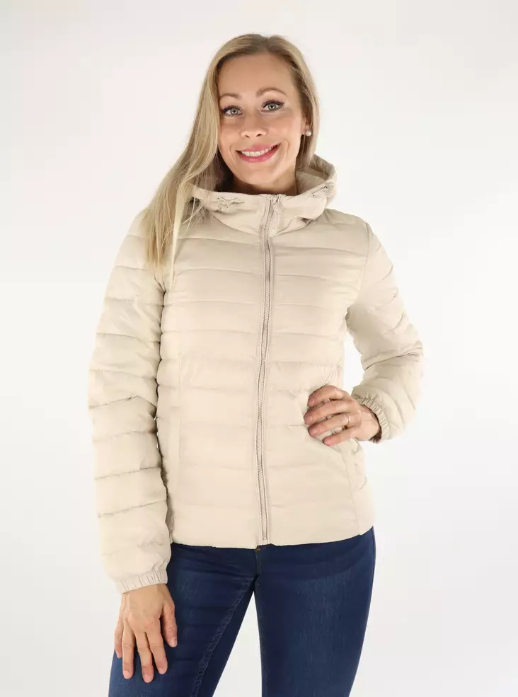 Only naisten kevyttoppatakki Tahoe beige - Naisten kevyttoppatakit - 136700 - 1