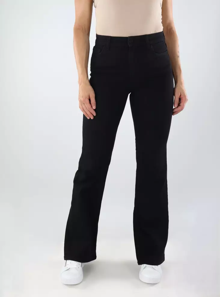 JDY damjeans med vida ben JDYMOON HW Bootcut svart - Jeans för damer - 138960 - 1
