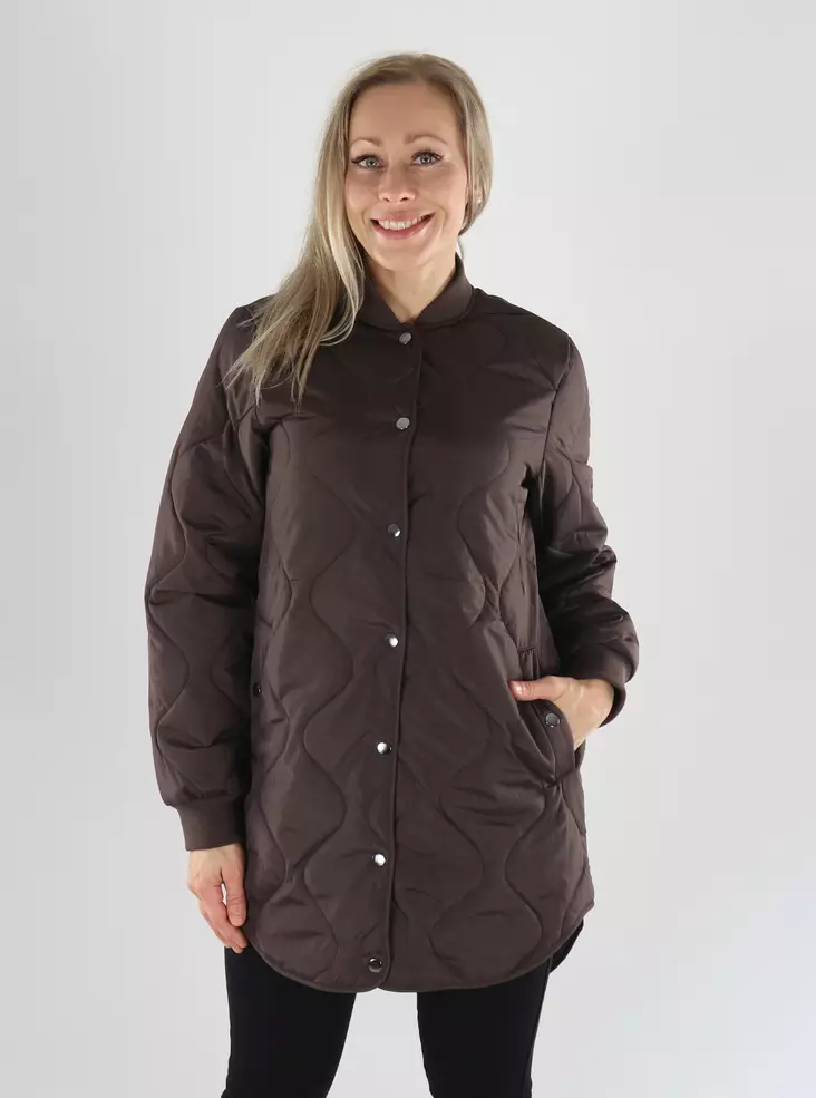 Vila naisten kevyttoppatakki Tate quilt ruskea - Lätta jackor för damer - 141530 - 1
