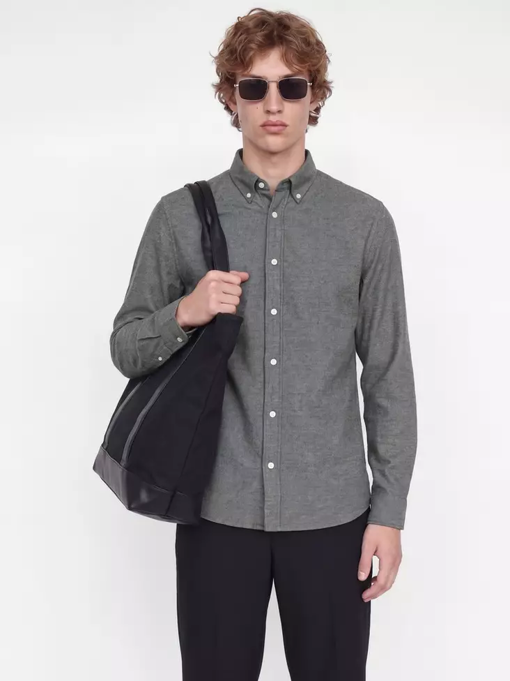 Jack&Jones miesten kauluspaita Blustanley coal smoke - Skjortor för herrar - 142220 - 1