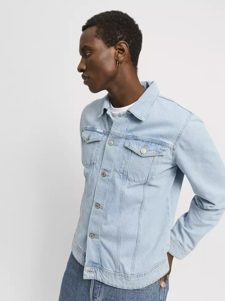 Jack&Jones miesten farkkutakki Jean SQ 738 vaaleansininen - Miesten takit - 137780 - 1