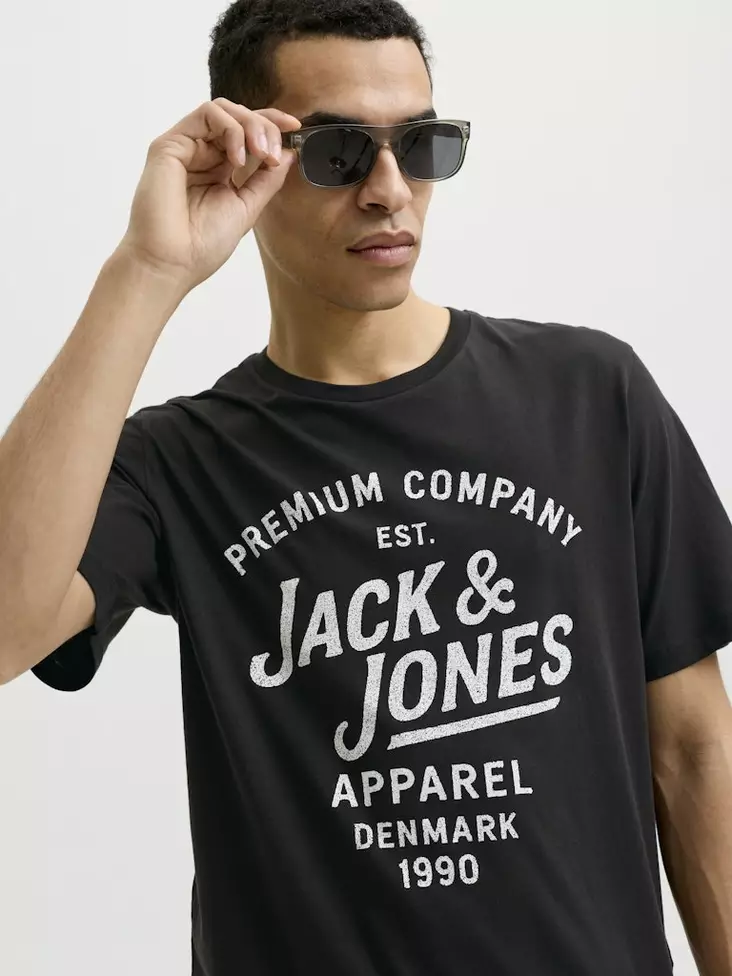 Jack&Jones miesten puuvillainen T-Paita Bluzane - Miesten T-paidat - 141160 - 1
