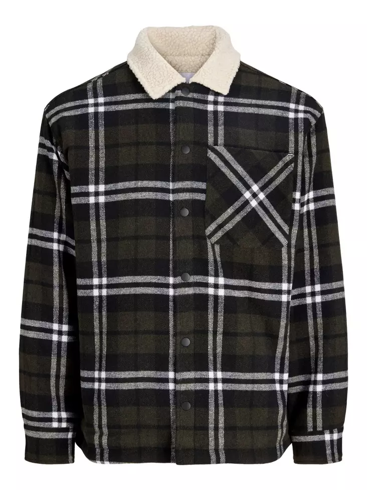 Jack&Jones Jacka JJZAC TEDDY SHIRT JACKET rosin - Jackor och parkas för herrar - 142230 - 3