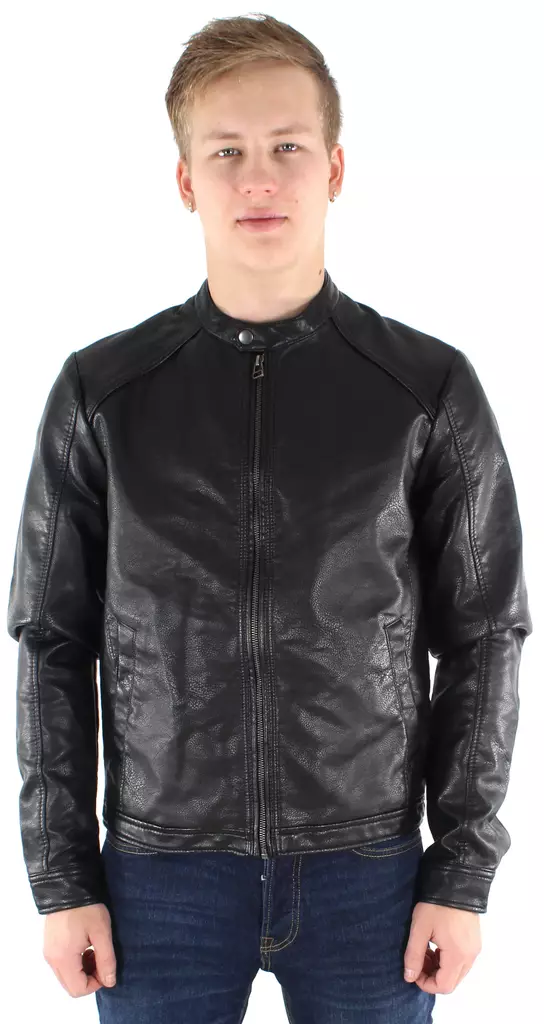 Jack&Jones Takki Essential biker musta - Miesten takit - 121660 - 1