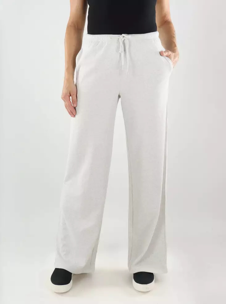 JDY naisten leveälahkeiset collegehousut Amalfi Sweat Pants vaaleanharmaa - Naisten housut - 139050 - 1