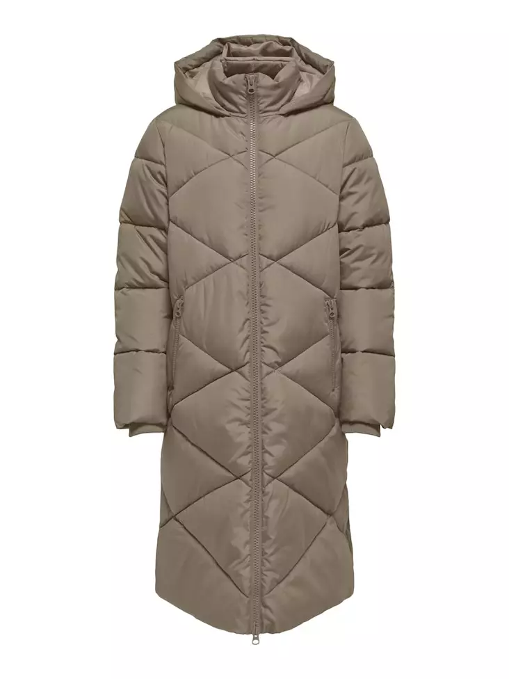 JDY naisten pitkä talvitakki Vista Padded beige - Naisten talvitakit - 139870 - 1