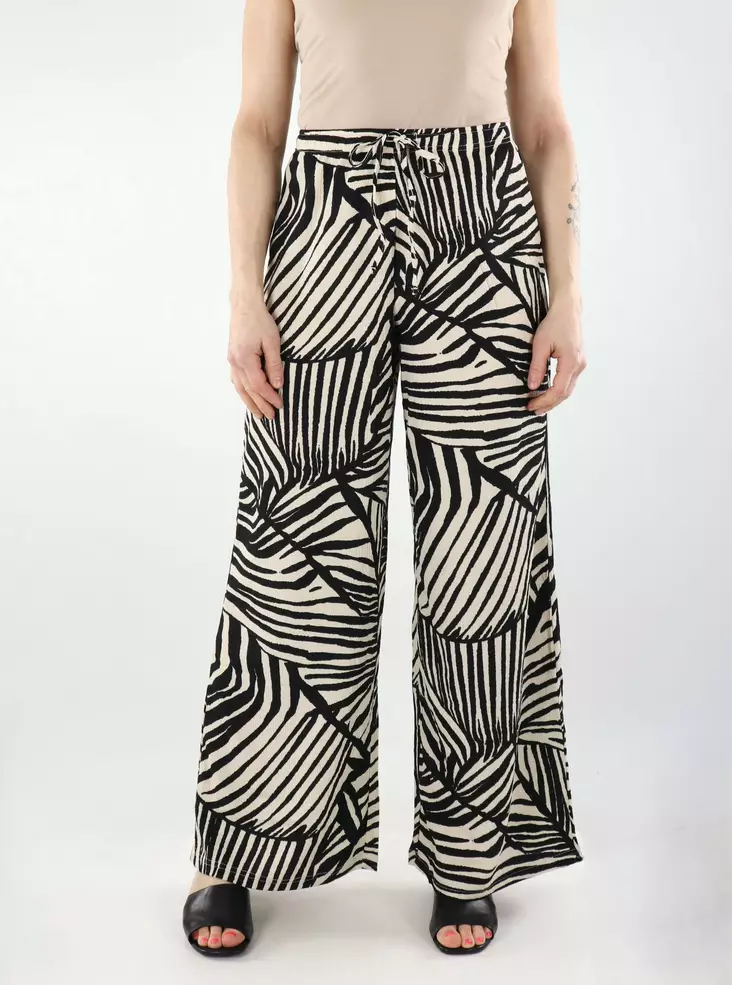 JDY naisten rennot housut Debbie New vaalea/musta - Naisten housut - 140450 - 1