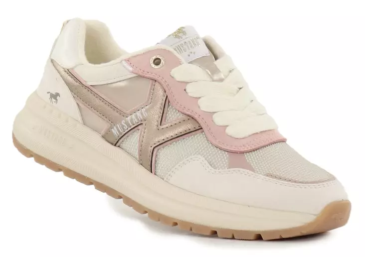 Mustang naisten tennarit 26M0702002 beige/monivärinen - Sneakers för damer - 140920 - 1