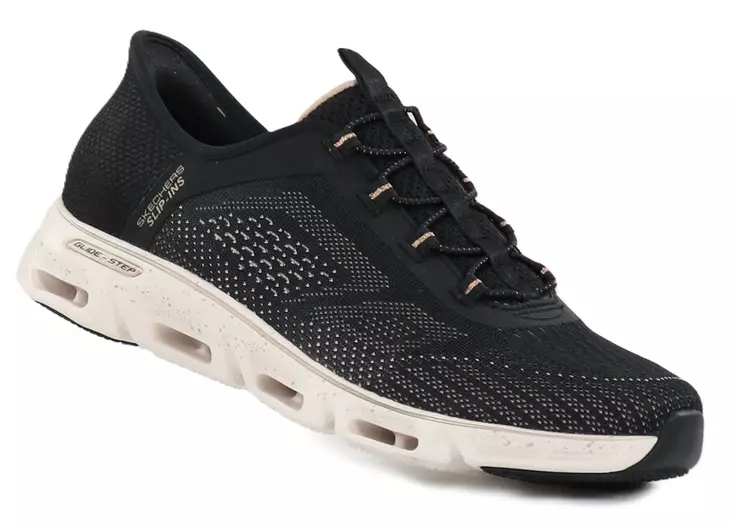 Skechers naisten tennarit 104610/BKGD Glide-step musta/kulta - Skechers tennarit - 141280 - 1