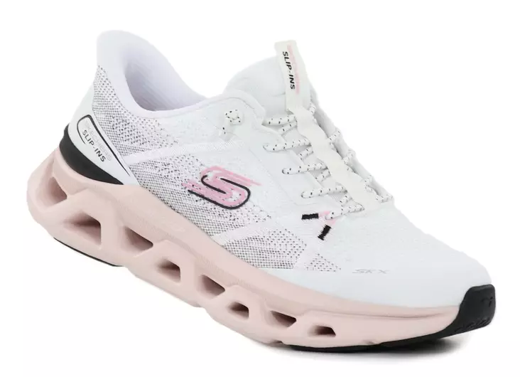 Skechers naisten tennarit 150513/WBPK GLIDE STEP ALTUS - FAST LANE valkoinen/musta/pinkki - Skechers tennarit - 140570 - 1