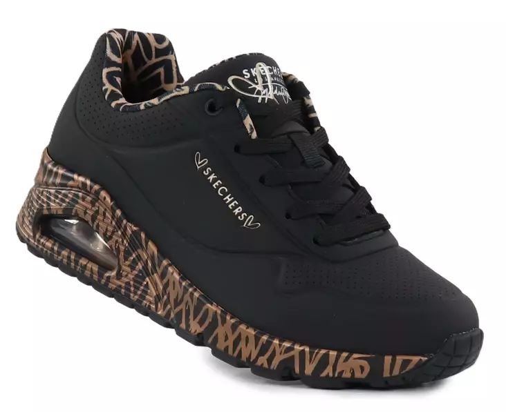 Skechers naisten tennarit 155506/BKRG Uno Loving musta/ruusukulta - Skechers sneakers - 141230 - 1