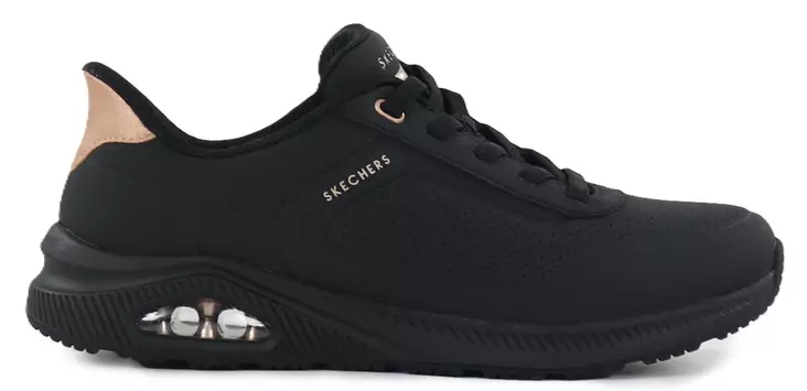 Skechers naisten tennarit Uno 190177/BBK ARCH FIT UNO - RELAXING ON AIR musta - Skechers tennarit - 141690 - 1
