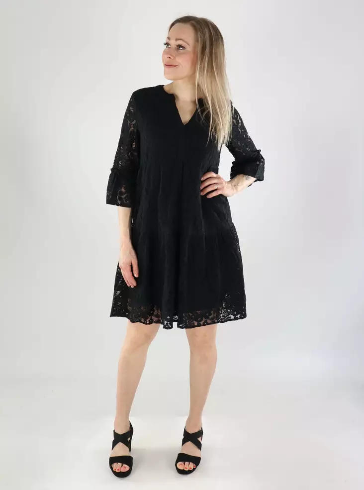 Vero Moda Mekko Honey lace musta/kukkapitsi - Mekot ja tunikat - 141100 - 1