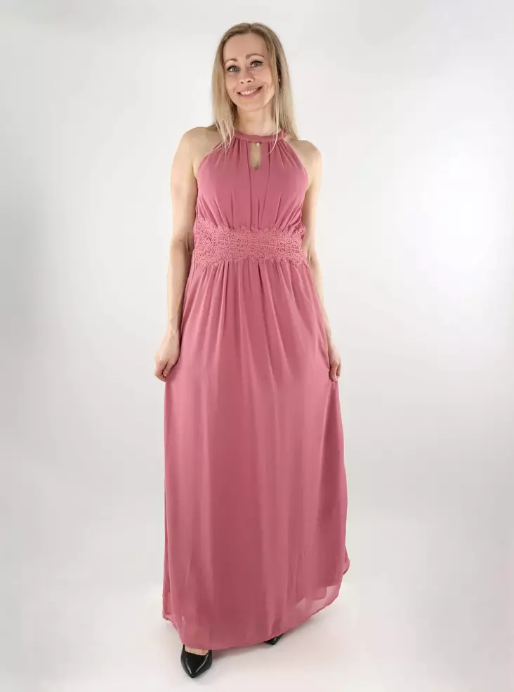Vila pitsisomisteinen maximekko Milina Halterneck vanha roosa - Mekot ja tunikat - 137690 - 1
