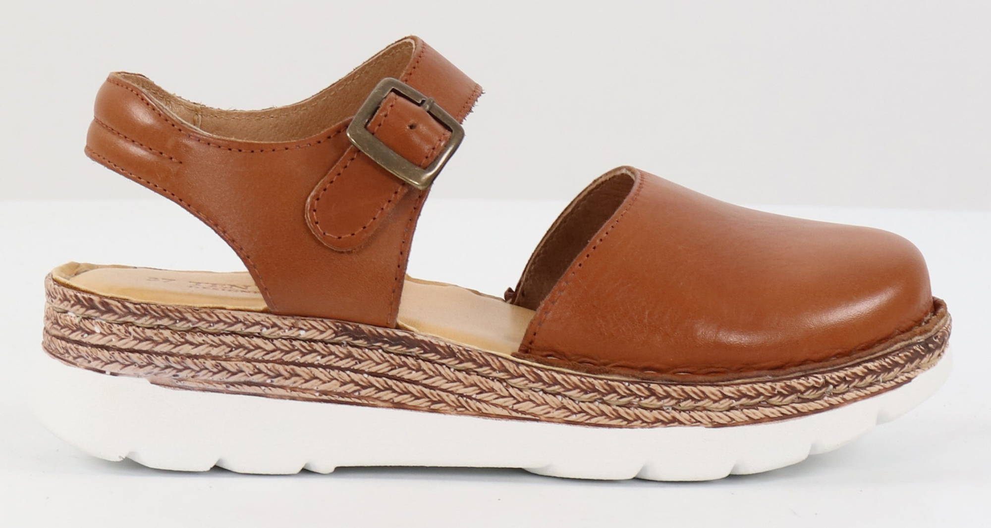 Ten Points dam sandaler Maya 60267, cognak Stiletto.fi webbutik