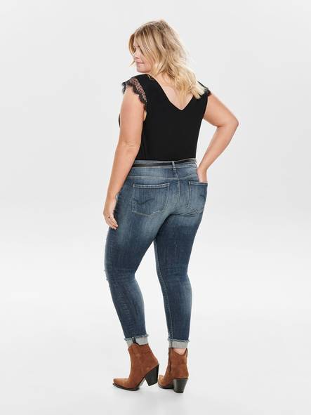 Only Carmakoma Toppi Adeline lace - Naisten paidat ja yläosat - 2-2-126571 - 2