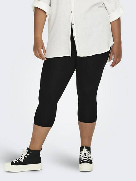 Only Carmakoma naisten pluskoon legginsit Time Calf musta - Legginsit - 136071 - 1