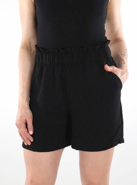 JDY naisten shortsit Divya HW Paperbag musta - Naisten shortsit ja caprit - 136181 - 1