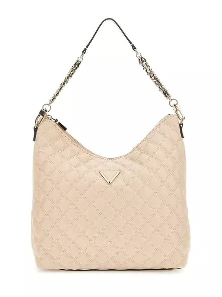 Guess Bag Giully Hobo QG8748020 ljus beige - Handväskor - 136481 - 1