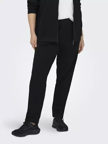 Only Play Curvy pluskoon collegehousut Melina Life Slim musta - Naisten urheiluhousut - 138941 - 1