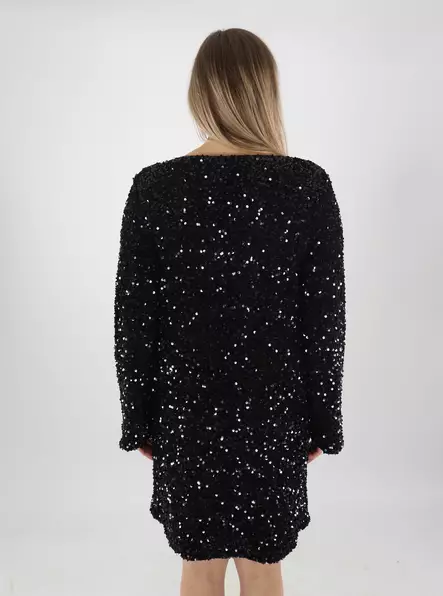 Vila glittermekko Faith Sequin musta - Mekot ja tunikat - 139881 - 2