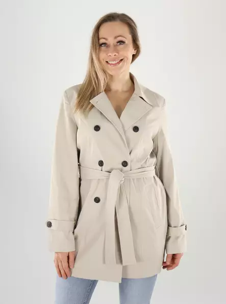 Vero Moda naisten trenssitakki Chelsea trench oatmeal - Lätta jackor för damer - 141041 - 1