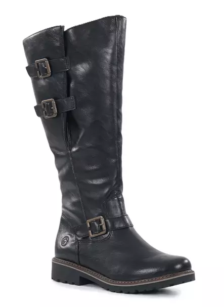 Rieker Remonte naisten saappaat R6590-01 musta - Rieker saappaat - 141761 - 1