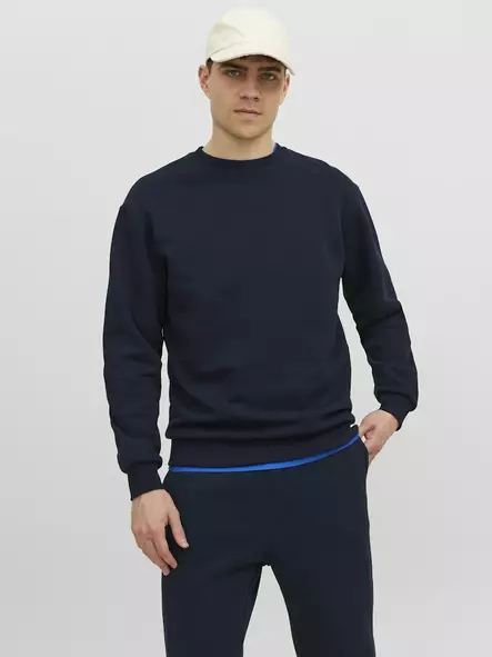 Jack&Jones herrtröja JJEBRADLEY Sweat marinblå kavaj - Tröjor för herrar - 140161 - 2