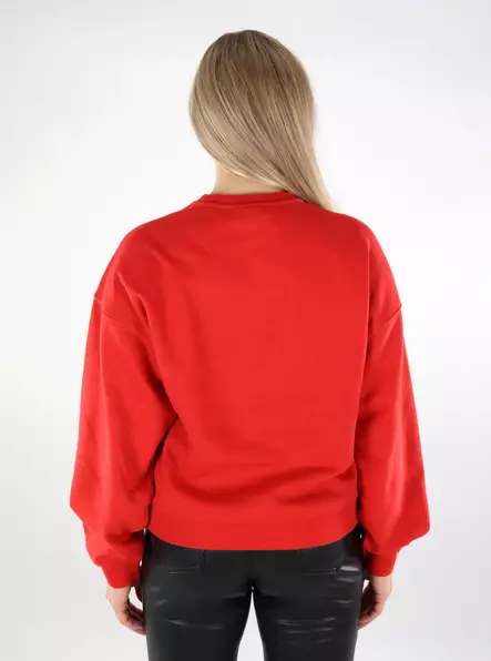 JJXX dam sweatshirt Tryck racing red - Huvtröjor och sweatshirts - 137151 - 2
